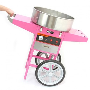 KuKoo Candy Floss Machine and Cart - Pink by Kukoo