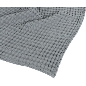 Walton Waffle Large Throw - Silver