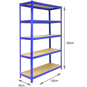 Blue Monster Racking T Rax Strong Storage Shelves - Blue by Monster Racking