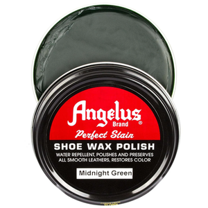 Perfect Stain Wax Shoe Polish 60ml - Midnight Green by Angelus