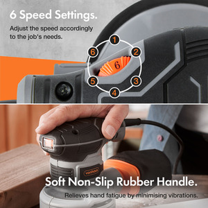 Random Orbit Sander - Grey by VonHaus