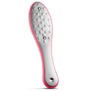 Stainless Steel Double-Sided Foot File - Red