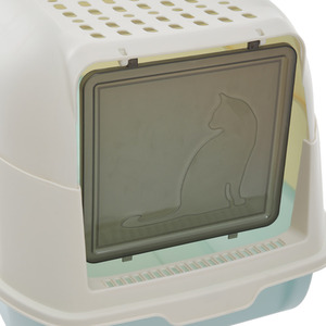 Kidkid Large Top Entry Cat Litter Box with Hood and Scoop by Kidkid