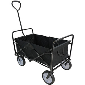 Festival Wagon Garden Cart Trolley - Black by International