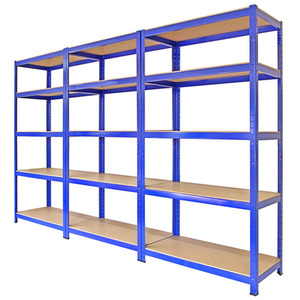 T-Rax 3 X 90cm Blue Racking and Bay Connectors - Blue by T-Rax