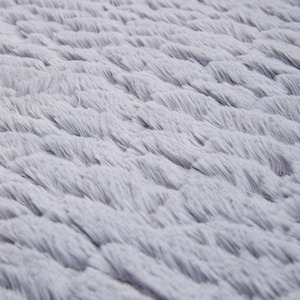 Removable Velvet Dog Bed with Non-Slip Base - Grey / Large by Livingandhome