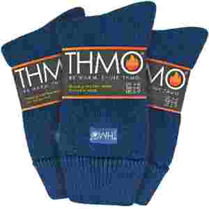 3 Pack Multipack Ladies Thick Winter Warm Socks with Comfort Top - Blue by THMO