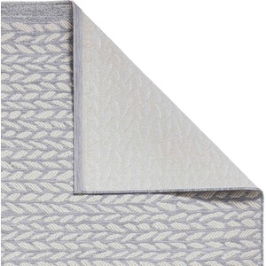 Grey and Cream Weatherproof Garden Outdoor Rug by The Rug Wholesaler