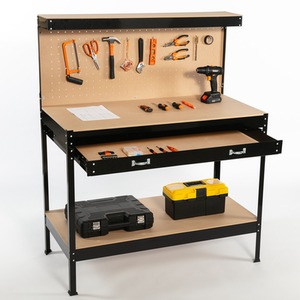SwitZer Steel Garage Storage Work Bench - Black by SwitZer