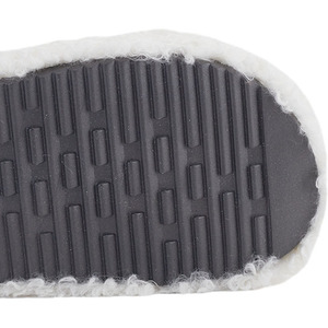 Plush Cotton Open-Toe Slippers by komore