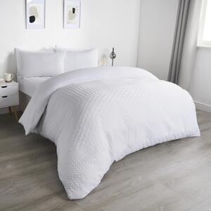 Pinsonic Tribal Duvet Cover Set - White / Double by OHS