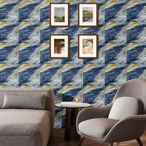 Livingandhome Set of 10 Marble PVC Wall Stickers by Livingandhome