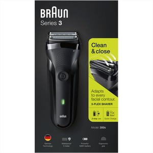 Braun Series 3 300 Electric Shaver, Razor for Men - Black by Braun