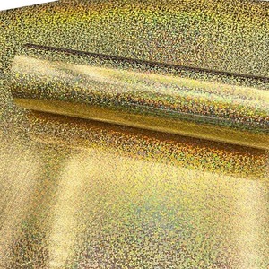 Pack of 5 Gold Confetti Mirri Card - Gold by Syntego