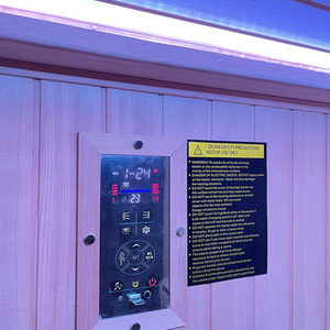 Quadrant Infrared Twin Indoor Sauna - Canadian Spruce / 150cm by Insignia