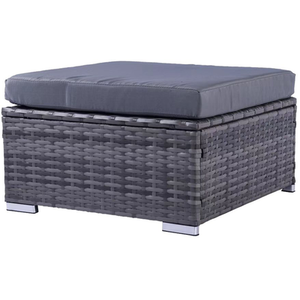 Dunham 4 Seat Rattan Sofa Set with Coffee Table - Grey by Madefor.living