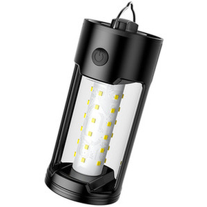 LED Waterproof Rechargeable Portable Tent Lamp - Black