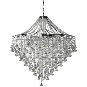 Dorchester 7 Light Chandelier Chrome Finish, E14 - Chrome
