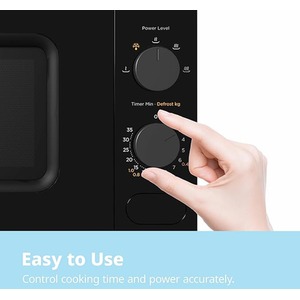 700W 20L Countertop Microwave Oven with Dual Knob by Comfee