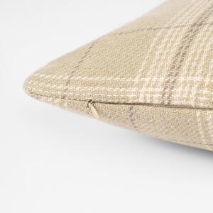 Pack Of Woven Check Cushion Covers - Sage Green / 2 by OHS