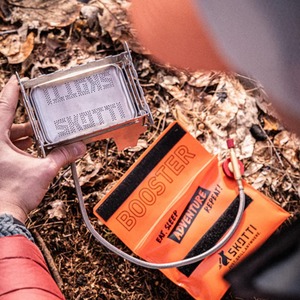 SKOTTI Booster - Foldable Camping Stove - Silver by Skotti