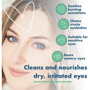 Premium Hot Cold Eye Compress with Biodegradable Eyelid Wipes by The Eye Doctor