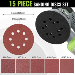 Workpro 300W Orbital Sander by Workpro