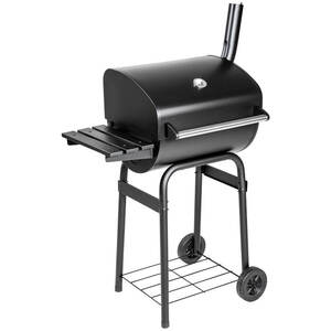 BBQ Made Of Powder-Coated Metal - Black by tectake