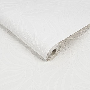 Superfresco Paintable Eden White Durable Textured Wallpaper - White by Superfresco Paintable