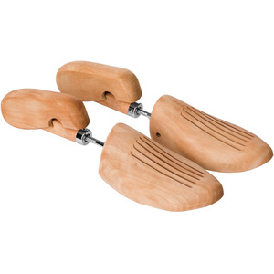 Shoe Stretcher 2 Pairs - Brown / 46-48 by tectake
