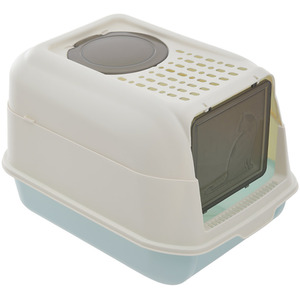 Kidkid Large Top Entry Cat Litter Box with Hood and Scoop by Kidkid