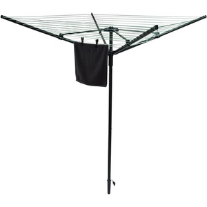 My Laundry 45m 4 Arm Airer Bundle - Black