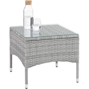 Rattan Garden Furniture Set Lucerne Two Sets Of Cushion Covers by tectake