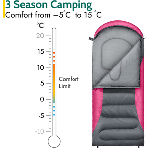 XL Hooded Sleeping Bag 2-3 Season by Trail