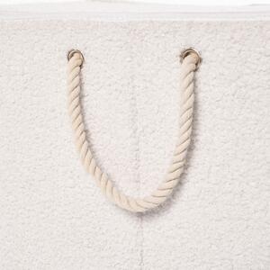 Boucle Laundry Basket - Cream by OHS