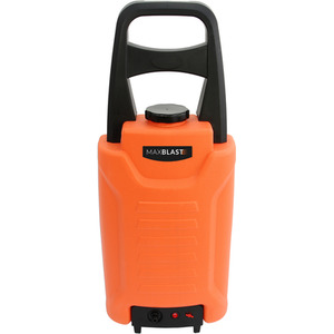 20ft Water Fed Cleaning Pole and 30L Water Trolley - Orange by Maxblast