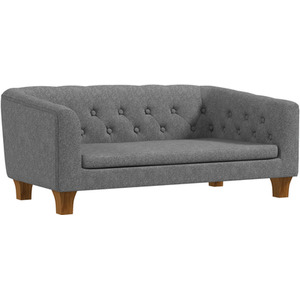 PawHut Dog Sofa Bed with Soft Cushion for Medium Dogs Grey - Grey by PawHut