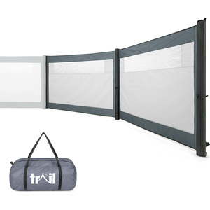 Inflatable Camping Windbreak - Grey / Double Extension ONLY by Trail
