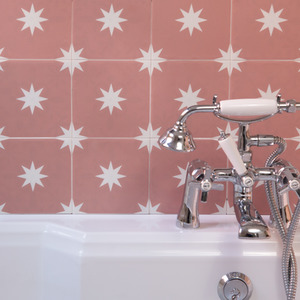 Quadrostyle STARRY NIGHT ROSE Wall Tile and Furniture Vinyl Stickers by Quadrostyle