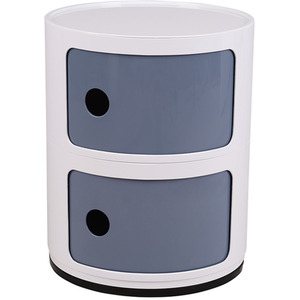 Cylindrical Plastic Storage Drawer Cabinet by lifeideas