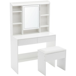 WestWood Dressing Table DT19 White - White by WestWood