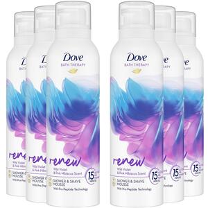 Dove Bath Therapy Renew Shower and Shave Mousse 200ml by Dove