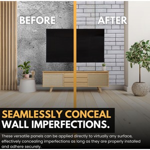 3D Wall Panels (96x48 cm) PVC Cladding Panel Wooden Design by NOVECRAFTO