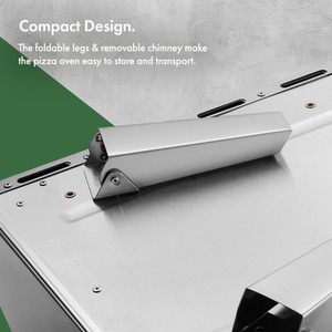 Vonhaus Table Top Pizza Oven - Steel by Vonhaus