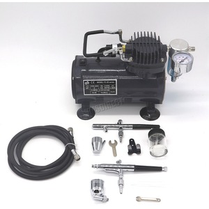 Switzer AS18 Airbrush With Compressor - Grey by SwitZer