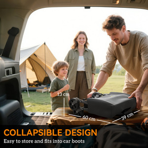 Outsunny 41L Festival Trolley on Wheels - Grey by Outsunny