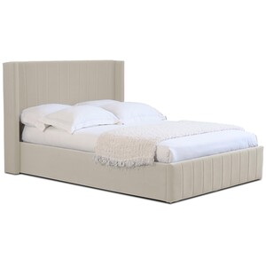Olivia Ottoman Bed - Cream / King
