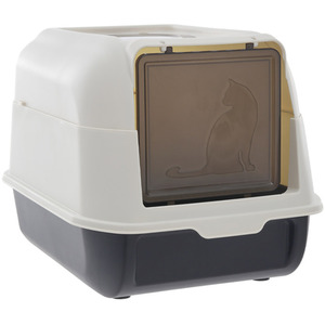 Kidkid Large Top Entry Cat Litter Box with Hood and Scoop by Kidkid