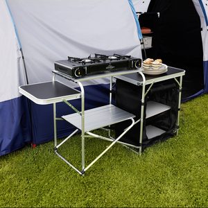 Odyssey Portable Camping Gas Stove Cooker Double - Black by Charles Bentley