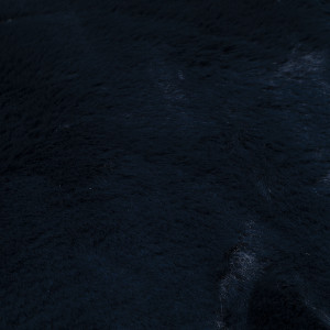 Rabbit Faux Fur Cushion - Navy / 55cm by Divante